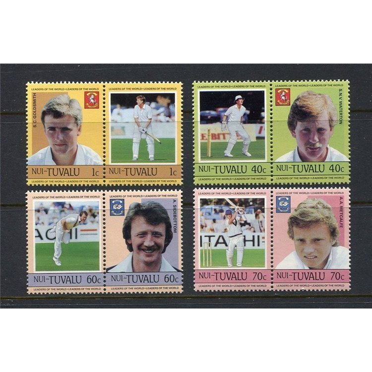 NUI 1985 Cricket 8v MNH**