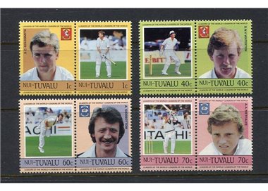 NUI 1985 Cricket 8v MNH**