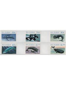 NUOVA ZELANDA - ROSS 1988 Mammiferi marini 6v MNH**