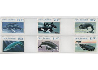 NEW ZEALAND - ROSS 1988 Marine mammals 6v MNH**
