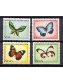 NUOVA GUINEA OLANDESE 1960 Pro Aide, farfalle 4v MNH**