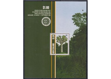 NEW ZEALAND 1990 Auckland Philatelic Exhibition 1 s/s MNH**