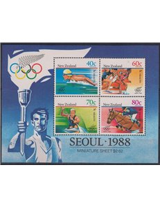 NEW ZEALAND 1988 Summer Olympic Games in Seoul 1 s/s MNH**