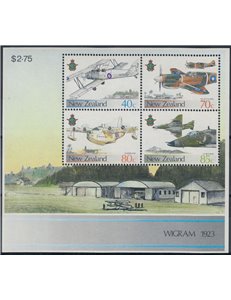 NUOVA ZELANDA 1987 Centenario Royal Air Force 1 BF MNH**