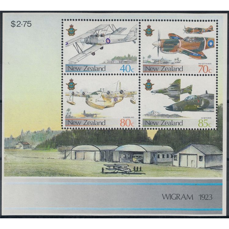 NEW ZEALAND 1987 Centenary Royal Air Force 1 s/s MNH**