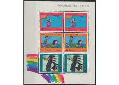 NEW ZEALAND 1987 Child Health 1 s/s MNH**