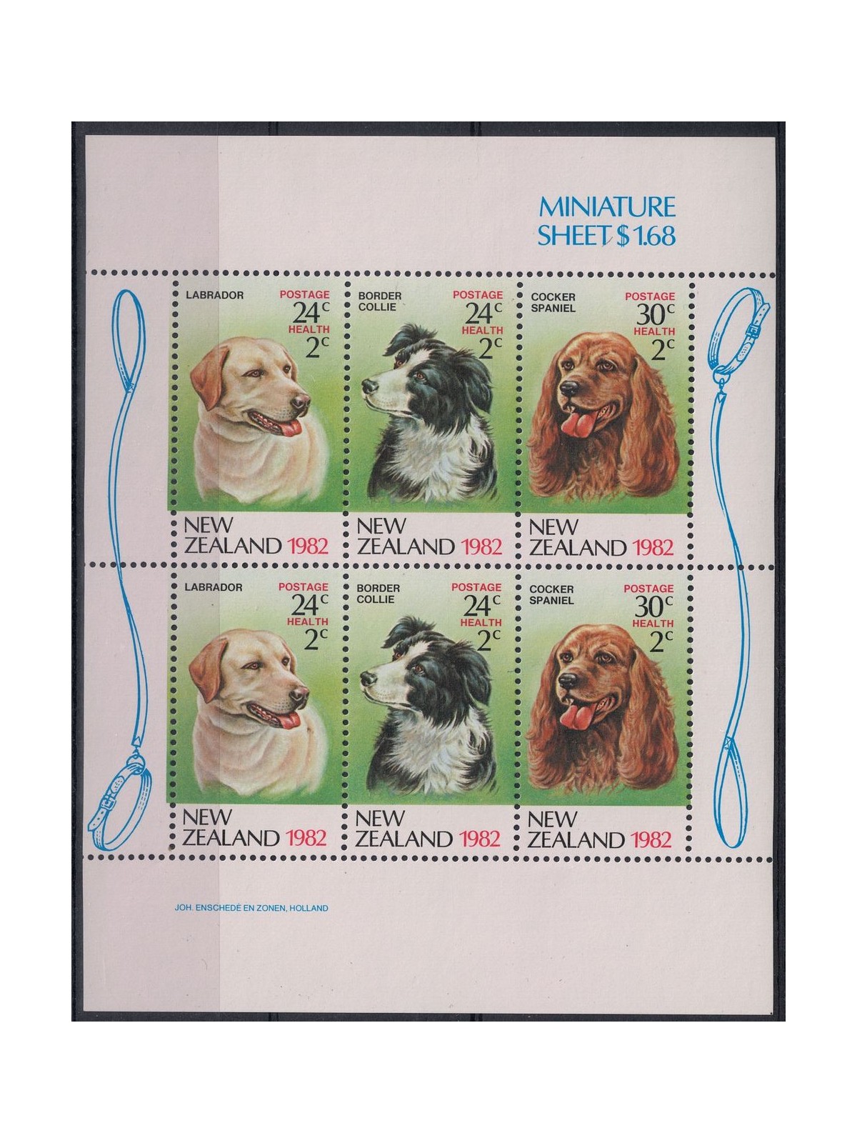 NUOVA ZELANDA 1982 Salute infantile 1 BF MNH**