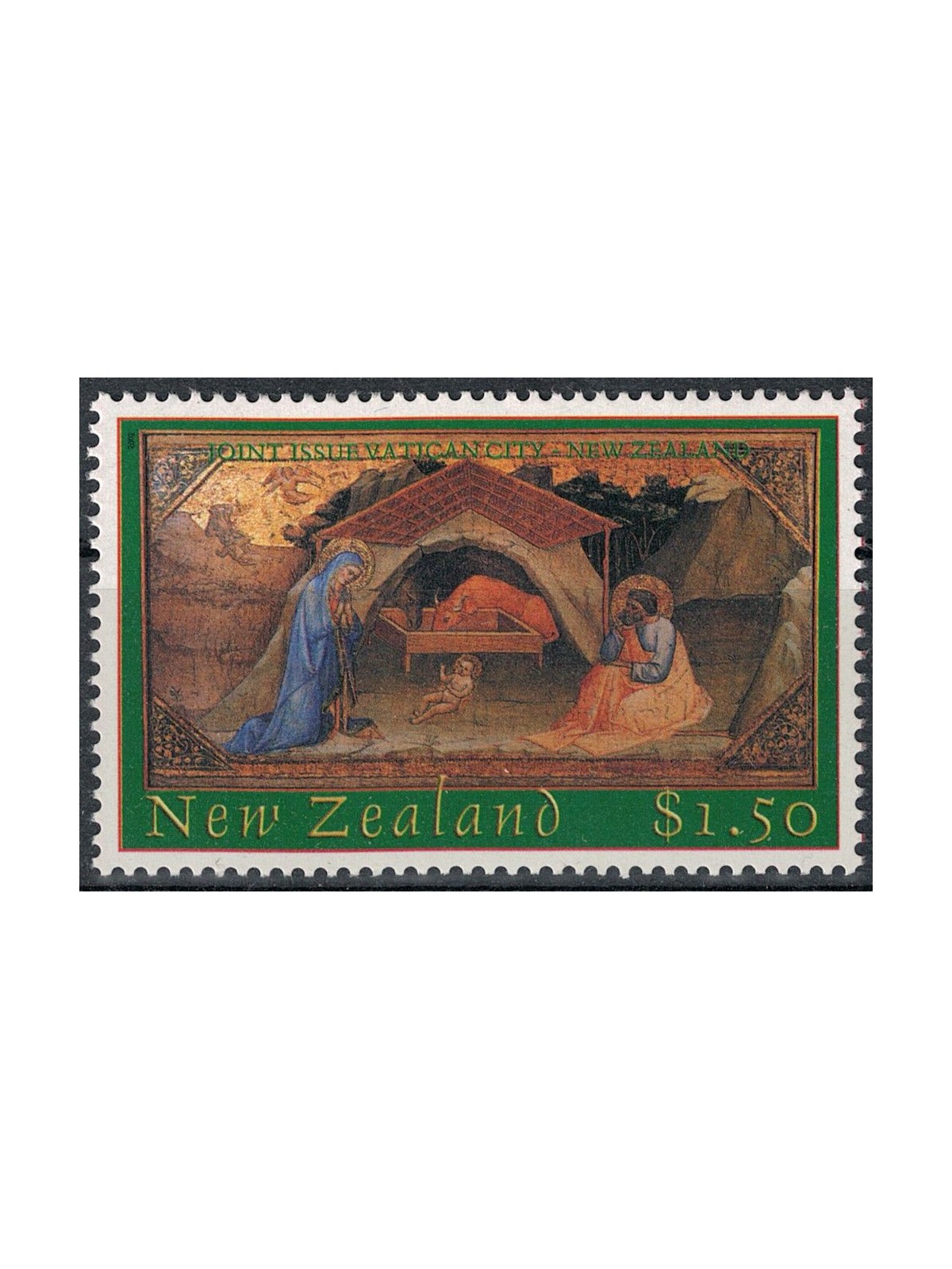 NEW ZEALAND 2002 Christmas MNH**