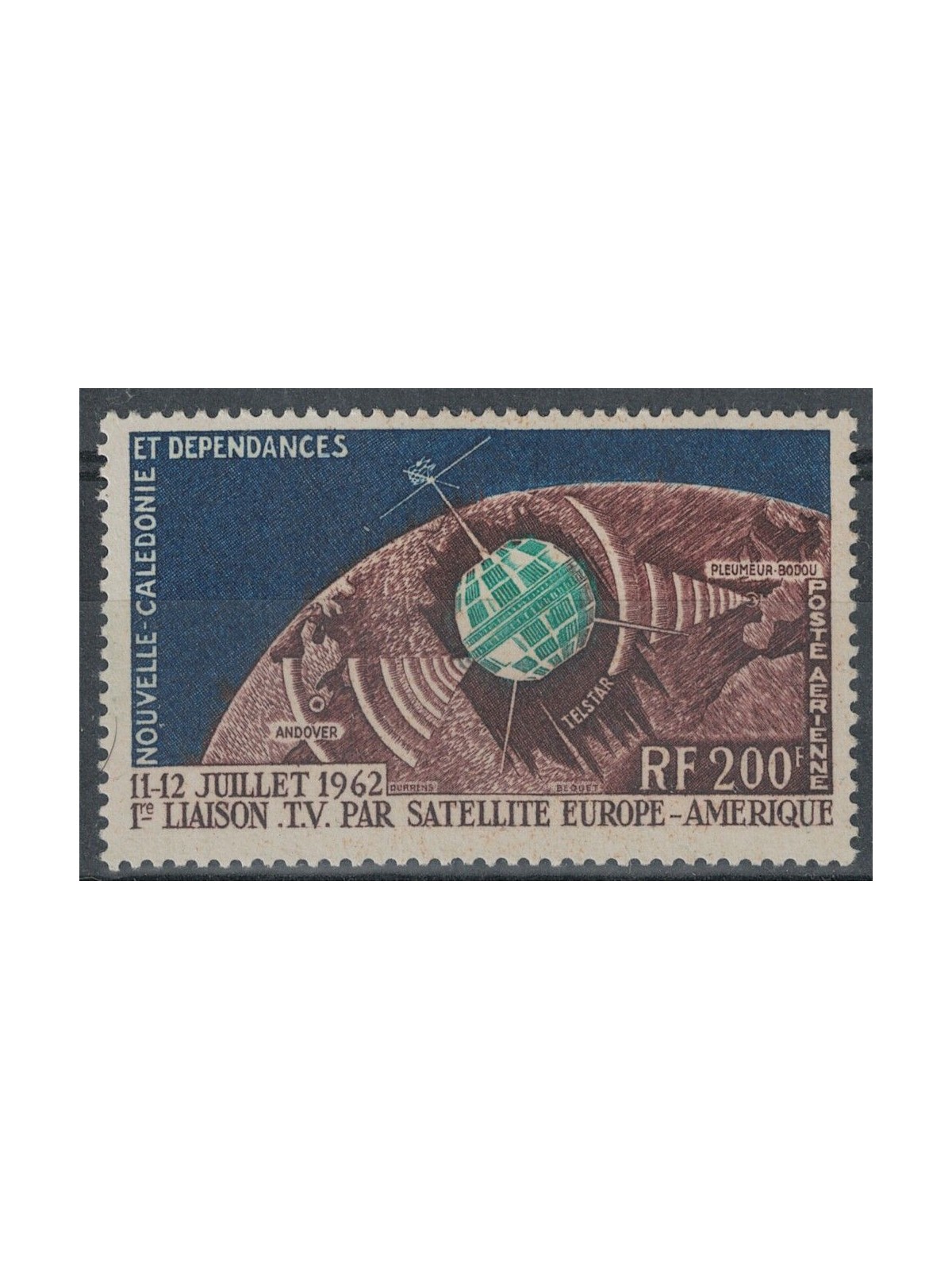NEW CALEDONIA 1962 Telecommunications MNH**