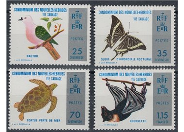 NEW HEBRIDES 1974 Fauna, animals 4v MNH** (F)