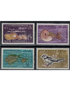 NUOVE EBRIDI 1963 Serie ordinaria 4v MNH** (E)