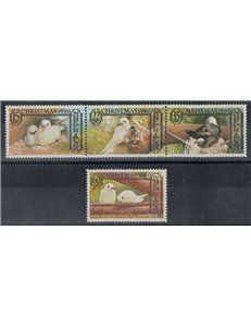 NORFOLK 1980 Natale, uccelli 4v MNH**