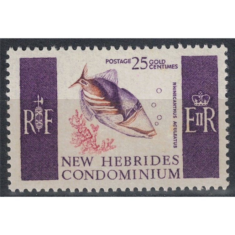 NUOVE EBRIDI 1966 Serie ordinaria 25c MNH** (E)