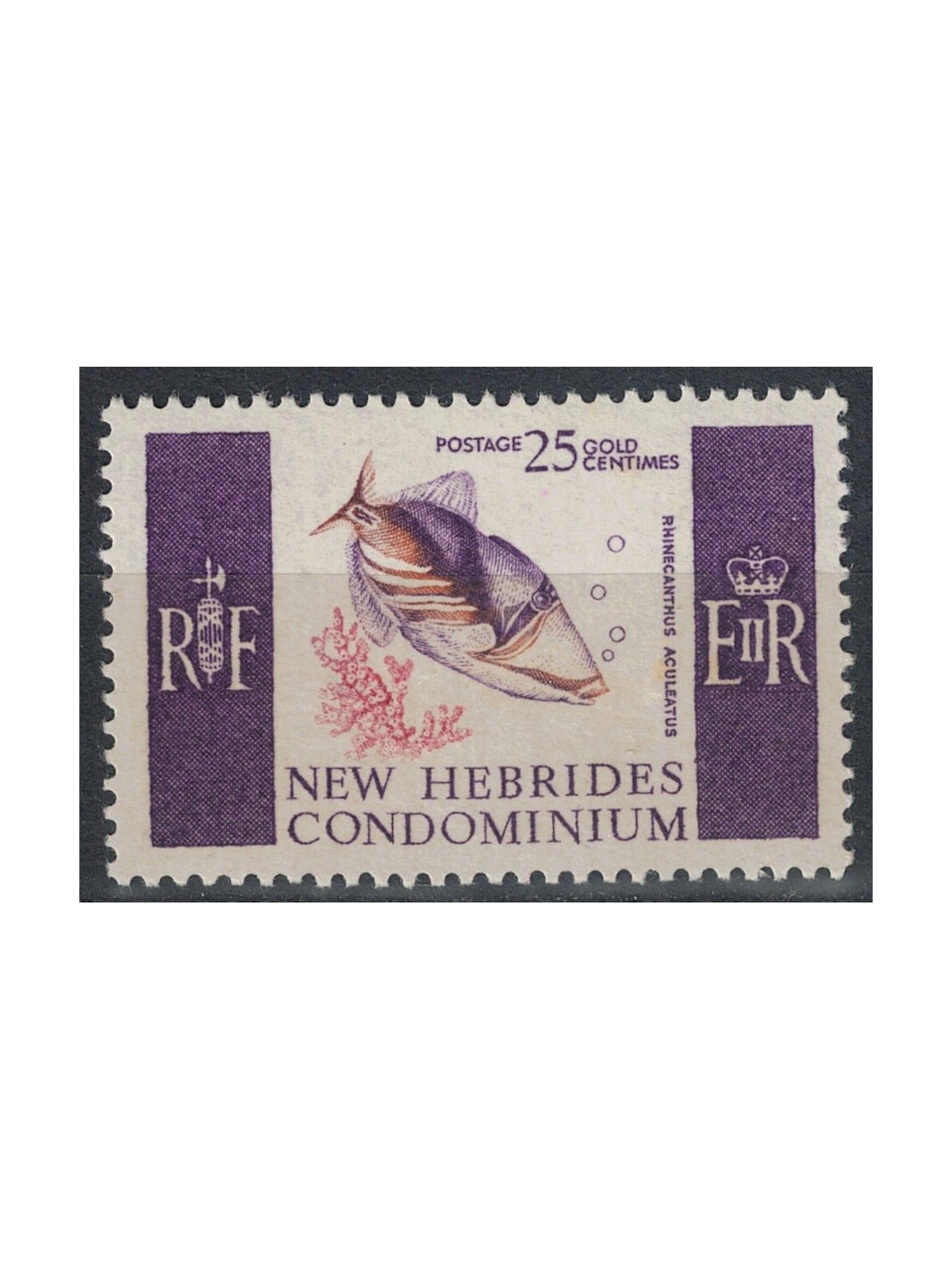 NUOVE EBRIDI 1966 Serie ordinaria 25c MNH** (E)