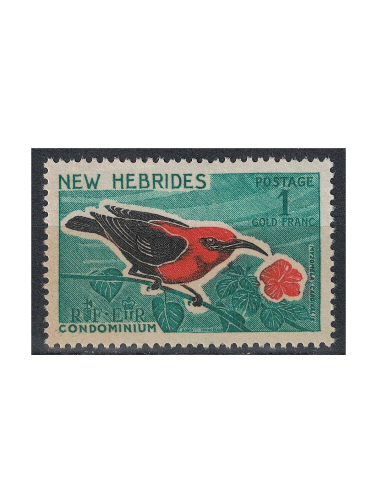 NEW HEBRIDES 1966 Ordinary set 1f MNH** (E)