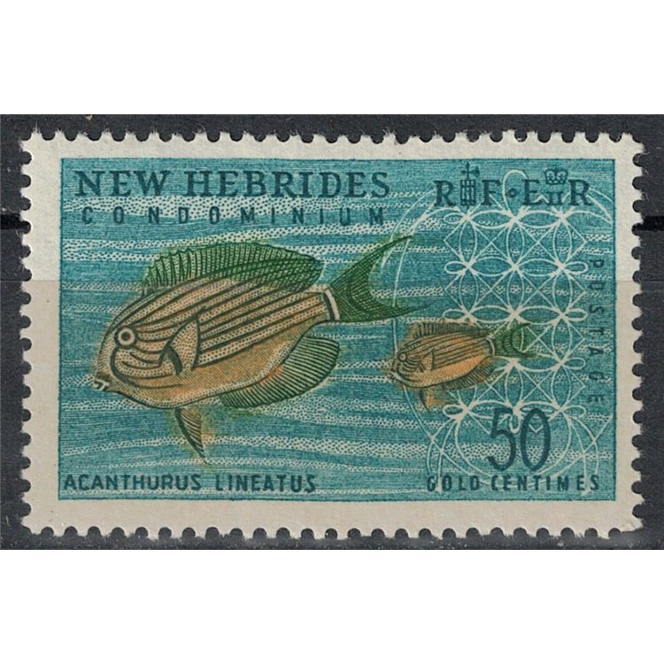 NEW HEBRIDES 1963 Ordinary set 50c MNH** (E)