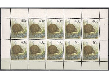 NUOVA ZELANDA 1988 Fauna, uccelli 40c MF MNH**