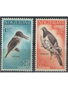 NUOVA ZELANDA 1960 Salute infantile, uccelli 2v MNH**