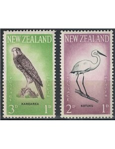 NUOVA ZELANDA 1961 Salute infantile, uccelli 2v MNH**
