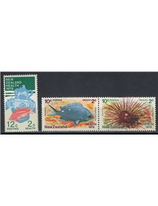 NUOVA ZELANDA 1979 Salute infantile, pesci 3v MNH**