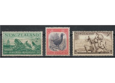 NEW ZEALAND 1956 Colonization of the South 3v MNH**