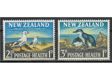 NEW ZEALAND 1964 Child Health, Penguins 2v MNH**