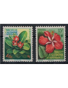 NEW CALEDONIA 1958 Flora, flowers 2v MNH**