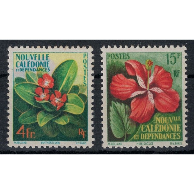 NEW CALEDONIA 1958 Flora, flowers 2v MNH**