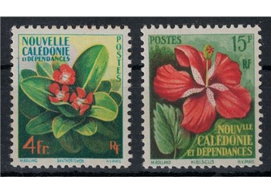 NEW CALEDONIA 1958 Flora, flowers 2v MNH**