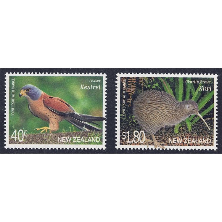NUOVA ZELANDA 2000 Fauna in via di estinzione 2v MNH**