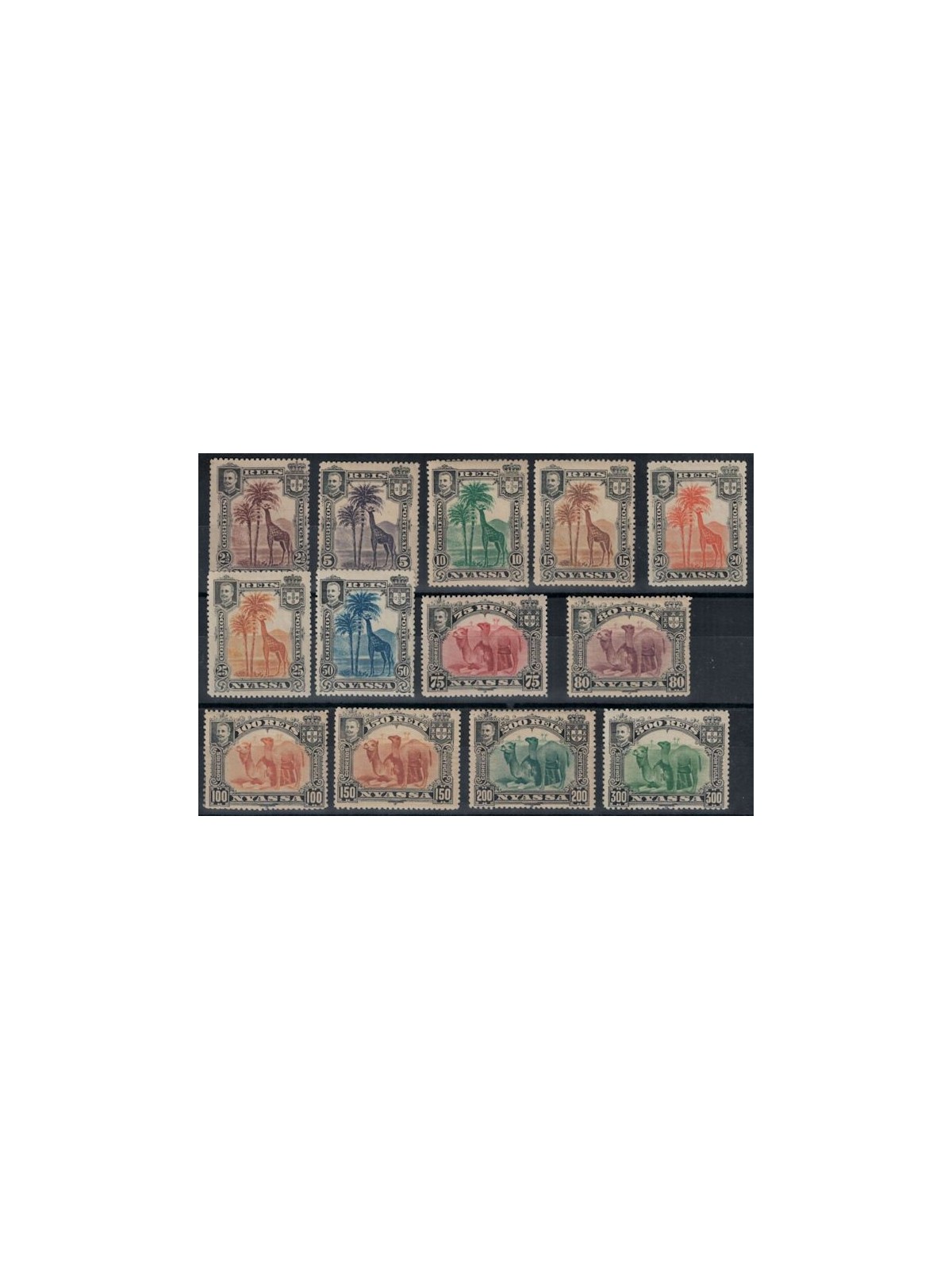 NYASSA 1901 Re Carlo I, serie ordinaria 13v MNH**