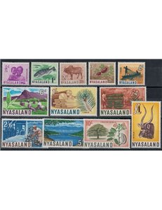 NYASALAND 1964 Serie ordinaria 12v MNH**
