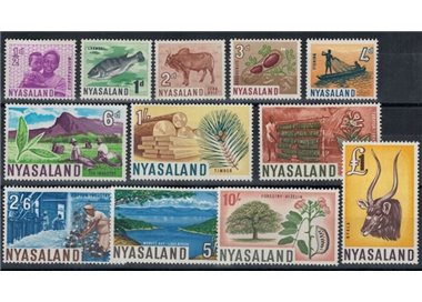 NYASALAND 1964 Ordinary series 12v MNH**