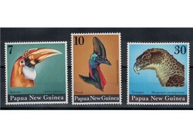 PAPUA NEW GUINEA 1974 Birds 3v