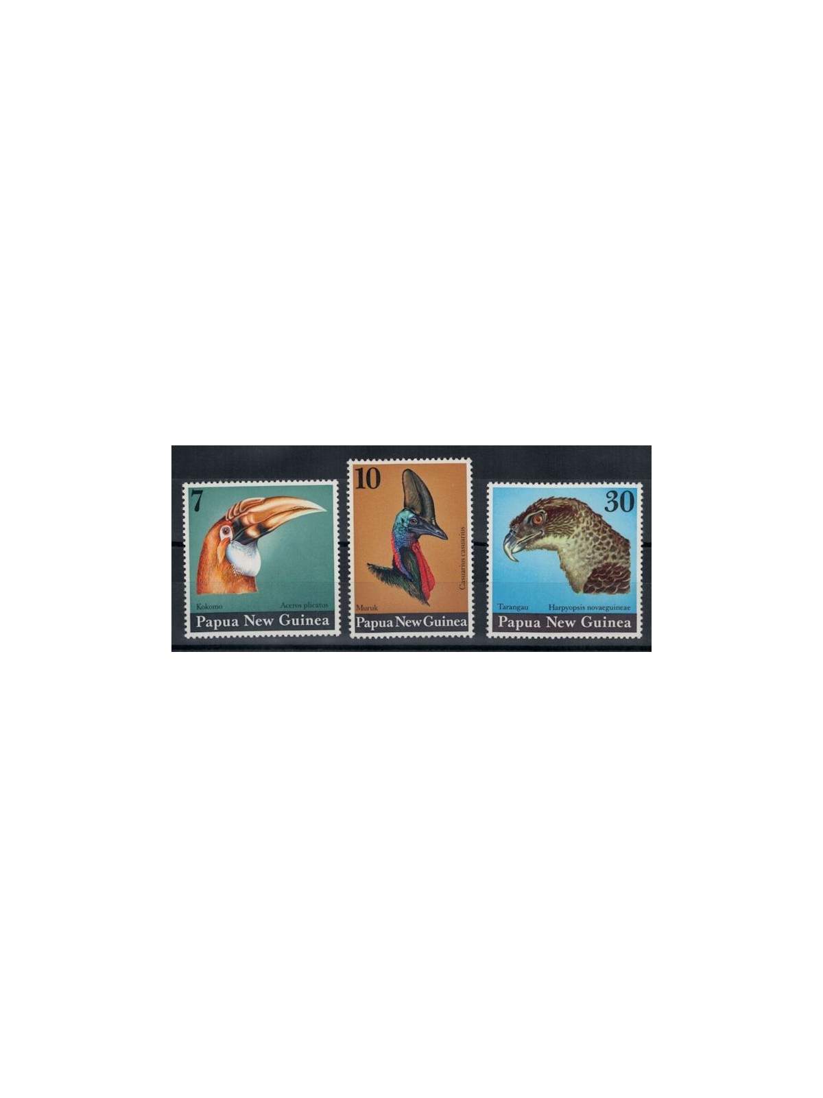 PAPUA NUOVA GUINEA 1974 Uccelli - Birds 3 v