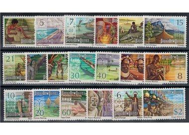 PAPUA NEW GUINEA 1973 Definitives 19 v