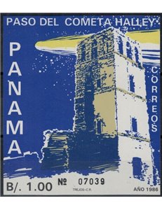PANAMA 1986 Halley's Comet s/s MNH**