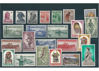 PAPUA NEW GUINEA 1958-64 Ordinary Series - Definitives 23v MNH**