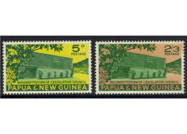 PAPUA NUOVA GUINEA 1961 Consiglio legislativo - Constitution 2v MNH**