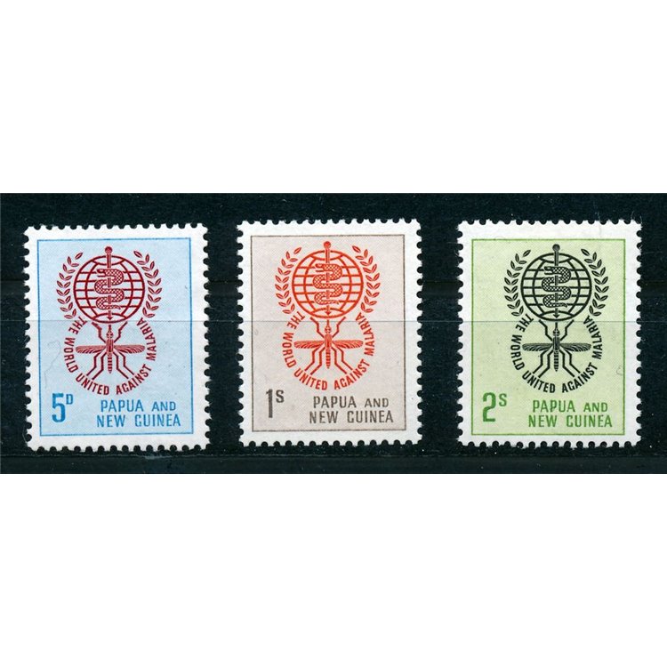 PAPUA NEW GUINEA 1962 Anti Malaria 3v MNH**