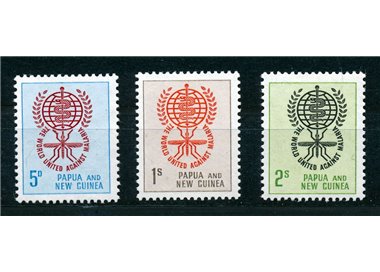 PAPUA NEW GUINEA 1962 Anti Malaria 3v MNH**
