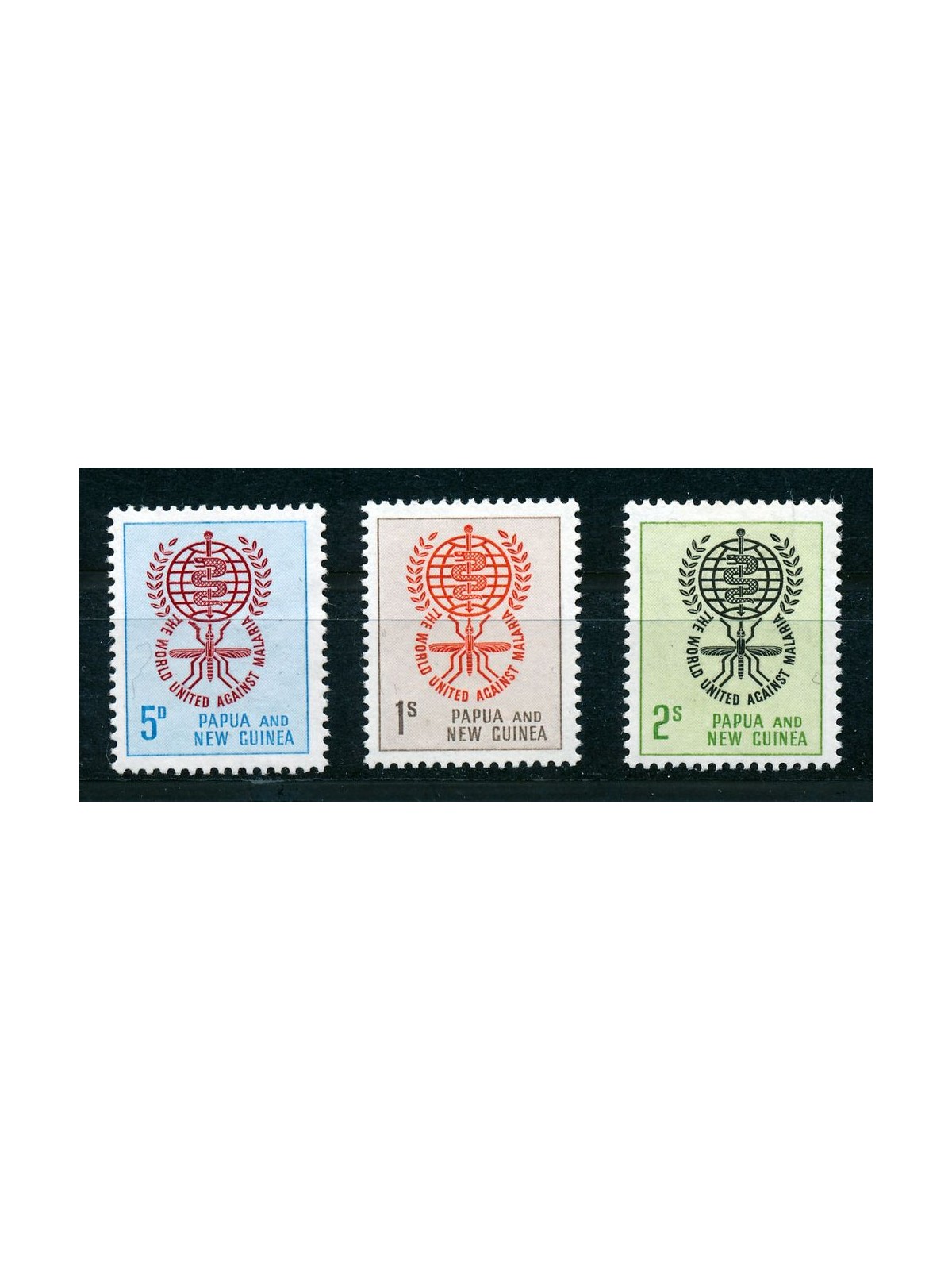 PAPUA NUOVA GUINEA 1962 Anti Malaria 3v MNH**