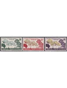 PAPUA NUOVA GUINEA 1962 South Pacific conference 3v MNH**