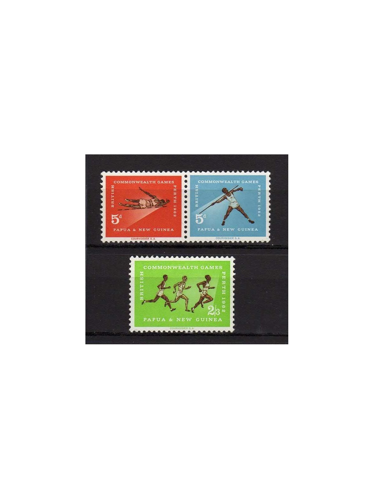 PAPUA NEW GUINEA 1962 Commonwealth games 3v MNH**