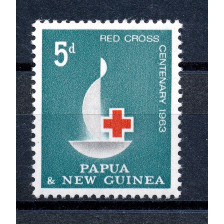 PAPUA NEW GUINEA 1963 Red Cross - Red Cross Centenary 1v MNH**