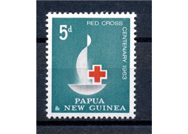 PAPUA NEW GUINEA 1963 Red Cross - Red Cross Centenary 1v MNH**