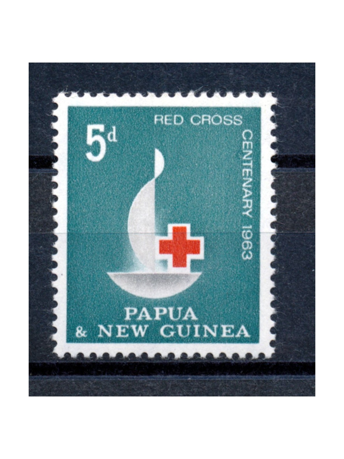 PAPUA NEW GUINEA 1963 Red Cross - Red Cross Centenary 1v MNH**