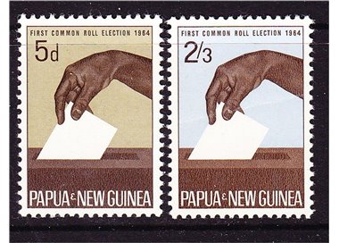 PAPUA NEW GUINEA 1964 Municipal Elections 2v MNH**