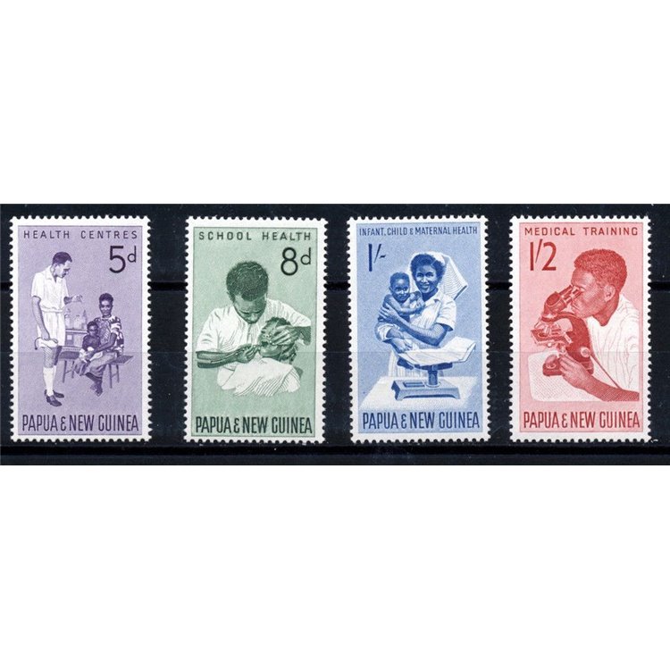 PAPUA NEW GUINEA 1964 Health service 4v MNH**