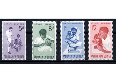 PAPUA NUOVA GUINEA 1964 Propaganda per l'Infanzia 4v MNH**
